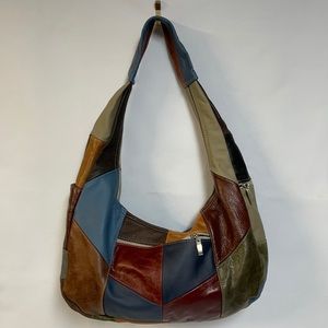 Patchwork Leather Shoulder Bag